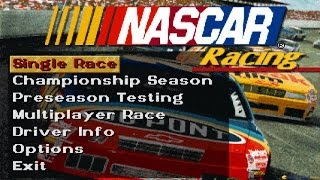 Nascar Racing gameplay PC Game 1994 [upl. by Reehsab]