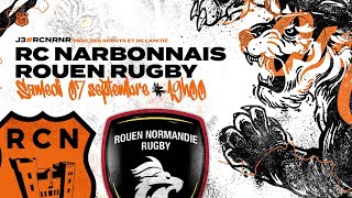 Championnat Nationale1  RC Narbonnais  Rouen Normandie Rugby [upl. by Imot]