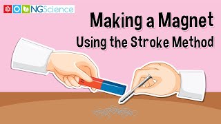 Making a Magnet Using the Stroke Method [upl. by Harret]