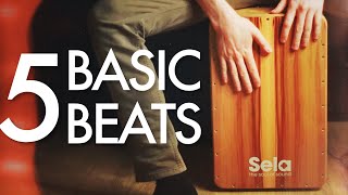 5 Basic Cajon Beats You Can Learn Today [upl. by Bogey]