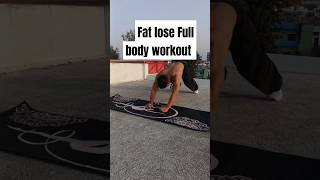 Full body shredding  Bodyweight intense workout 💪 shorts reels motivation fitness challenge [upl. by Ayahs]