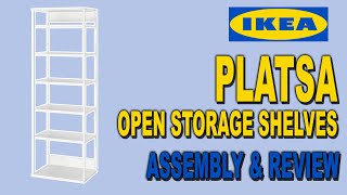 IKEA PLATSA Open Storage Shelf Assembly  Review  Clueless Dad [upl. by Auqinet]