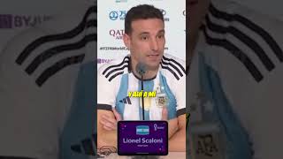 Scaloni y una linda anecdota con Messi [upl. by Ellehsor]