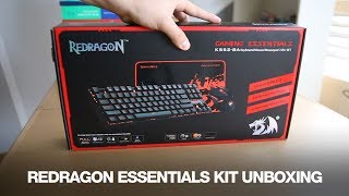 Redragon K552BA Essentials Kit Unboxing K552 KUMARA M601 P001 ARCHELON [upl. by Siryt737]