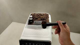 How to prepare DECAFFEINATED COFFEE or coffee with COFFEE GROUND using PHILIPS COFFEE MACHINES [upl. by Anerdna]