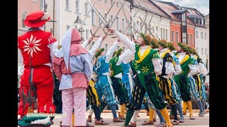 Schwertertanz in Traunstein 2018  Swords dance in Bavaria [upl. by Ryle]