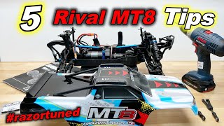 5 Rival MT8 Tips Team Associated razortuned [upl. by Emmy]