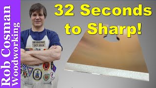 Sharpening A Plane Blade 2020 [upl. by Linzer588]