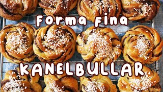 Forma och Snurra Kanelbullar  4 olika sätt  Nystan Snurra Fläta Längd [upl. by Magdau136]