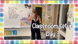 CLASSROOM SETUP 2024  Day 3 [upl. by Nomed]