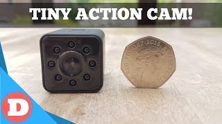 Quelima SQ23 Unboxing Setup amp Review  Tiny Action Cam [upl. by Hsaka486]