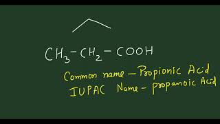 propionic acid or propanoic acid [upl. by Aggy]