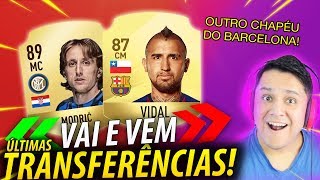 VIDAL CONFIRMADO NO BARCELONA MODRIC quer sair do REAL TRANSFERÊNCIAS DO FUTEBOL 😱🔥 [upl. by Schnur]