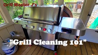 Grill Master Js quotGrill Cleaning 101quot [upl. by Elvina]