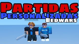 ¿Cómo crear PARTIDAS 🔒PERSONALIZADAS  robloxbedwars [upl. by Nyladgam]