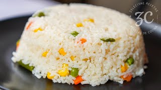 Arroz Blanco Mexicano  Como hacer el Arroz Perfecto y Fácil [upl. by Strong]