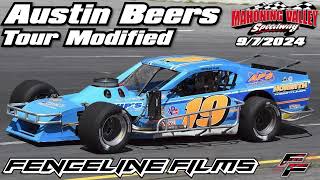 Austin Beers Tour Modified Mahoning Valley Speedway 972024 [upl. by Fong]