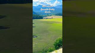 Amazing lookout view of mountains and vast landscapes of kananaskis country in Alberta Canada [upl. by Otreblanauj]