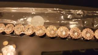 SWAROVSKI TENNIS DELUXE BRACELET amp NECKLACE UNBOXING [upl. by Akinohs]