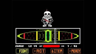 undertale betrayer Sans fight phase 3Demo [upl. by Onimod477]