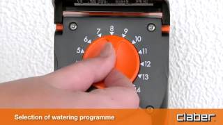 Claber Aquauno Logica Plus Water Timer Guide [upl. by Jannel231]