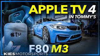 How to install an Apple TV 4 in Tommy L Garages BMW F80 M3 Better than CarPlay F80 M3 Mods [upl. by Leahcimrej]