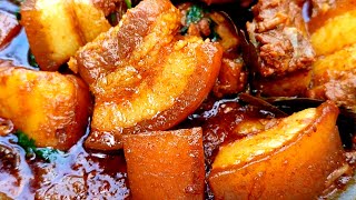 Pork Curry  How To Cook Simple Style Delicious Pork curry  Pork Belly [upl. by Yecnay]