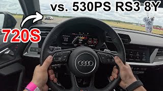 SO GUT PERFORMED unsere 530PS Stufe 2 im AUDI RS3 8Y [upl. by Cammie785]