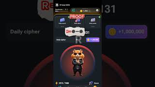 Hamster Kombat Daily Cipher Morse Code  30062024  Claim 1000000 Coins Task Reward [upl. by Firman]