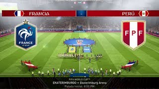 Peru vs Francia  Mundial Rusia 2018  Fifa World Cup Russia 2018  Full HD [upl. by Alleda]