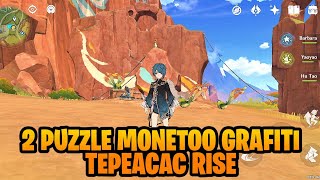 2 Puzzle Monetoo Grafiti di Tepeacac Rise  Chest Tersembunyi  Natlan [upl. by Eniamurt]