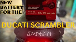 New Battery for the Ducati Scrambler [upl. by Hiro]