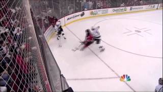 Ilya Kovalchuk crossbar in 3rd LA Kings vs New Jersey Devils Stanley Cup Game 2 6212 NHL Hockey [upl. by Anirazc]