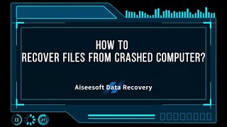 How to Recover Data from Crashed Computer [upl. by Tlevesor750]