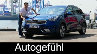 Kia Niro FULL REVIEW test driven allnew Hybrid crossover neu 2017  Autogefühl [upl. by Akisey75]