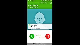 Samsung Galaxy A7 2015 screen recorder  Incoming call [upl. by Elohc]