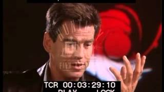 Pierce Brosnan interview about The World is Not Enough  Film 24990 [upl. by Anicul593]