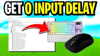 How To Get 0 Input Delay on Mouse and Keyboard on PC 🔨 Remove Input Lag on PC🖱️✅ [upl. by Schnur622]