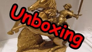 ZELDA STATUE Unboxing  Club Nintendo [upl. by Elaweda]