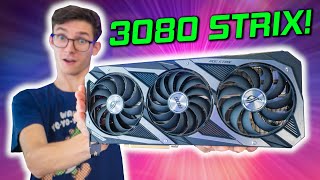 THE BIG ONE HAS ARRIVED  Asus ROG Strix RTX 3080 OC Review Overclocking Benchmarks Thermals [upl. by Zulaledairam]