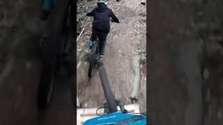 quick mini line run at local edit mtb mtbjumps mtbdirtjump bikelife shorts [upl. by Maximo]