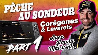 Pêche au sondeur  Corégones et Lavarets au lac du Bourget avec Jimmy Maistrello  part 1 [upl. by Deer]