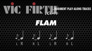 The Flam Vic Firth Rudiment Playalong [upl. by Lunetta]