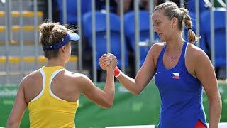 Petra Kvitova vs Elina Svitolina 2016 Rio Olympics QF Highlights [upl. by Iruyas]