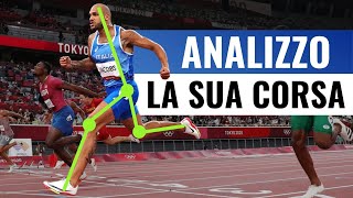 Finale 100 metri alle OLIMPIADI l’ANALISI della corsa dello straordinario MARCELL JACOBS [upl. by Eelime]