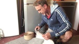 How to joint carpet using clothes iron [upl. by Ennelram23]