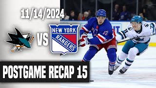 Ranger Fan Reaction Game 15┃SJS2 NYR3 RANGERS WIN BUT CHYTIL INJURED AGAIN [upl. by Arika678]