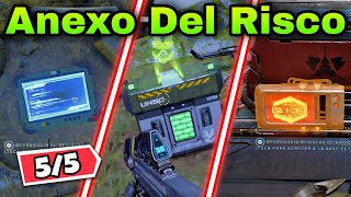 TODOS los COLECCIONABLES del ANEXO DEL RISCO de HALO INFINITE  Registro de Audios y Nucleos Spartan [upl. by Barbaraanne]