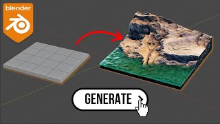 New Blender Addon For Creating landscapes  Quick Landscape [upl. by Vorfeld]