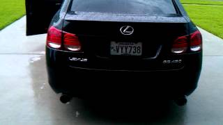 Lexus GS430 custom exhaust sound test [upl. by Lani]